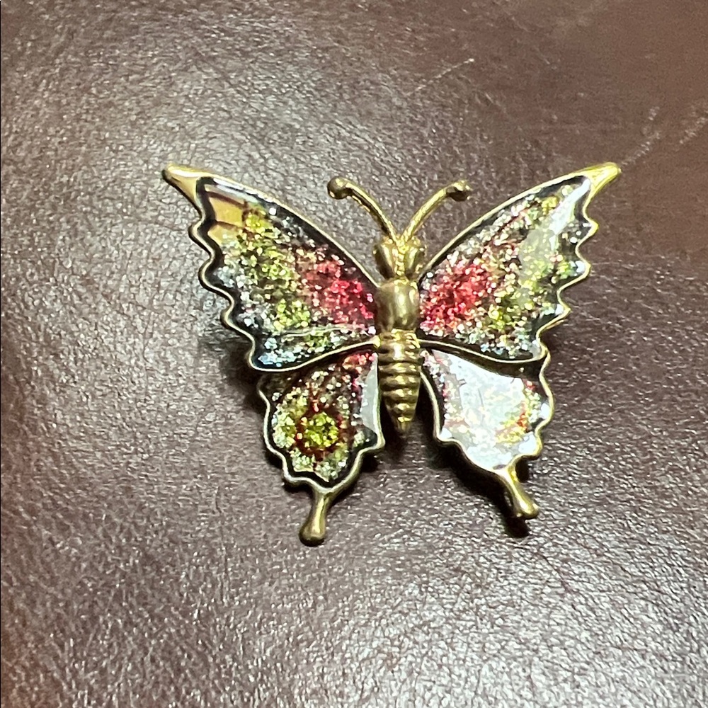 Colorful Butterfly Brooch Lightweight
